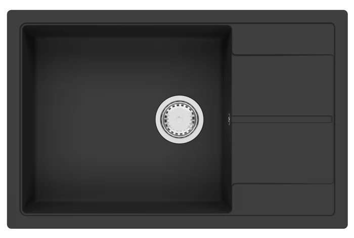 Chiuvetă de bucătărie Fabiano Cubix 78x50 XL Anthracite