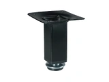 Picior pentru mobilă 25x25 Negru 
