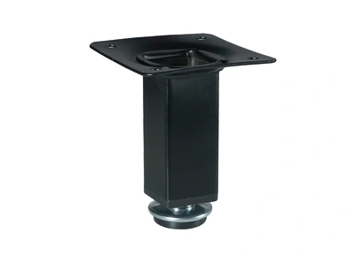 Picior pentru mobilă 25x25x100 mm Negru 