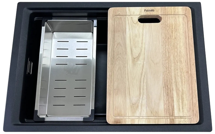 Chiuvetă de bucătărie Fabiano Classic Center 68 Anthracite