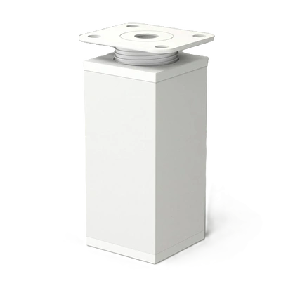 Picior pentru mobilă Alb 40x40 mm reglabil 