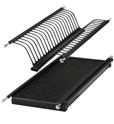 Scurgător de vase Inox Negru