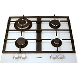 Plita pe gaz Fabiano FHG 12-44 GH White Glass