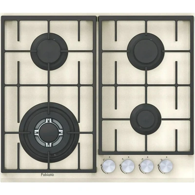 Plita pe gaz Fabiano FHG 8244 VGHT Cream Glass