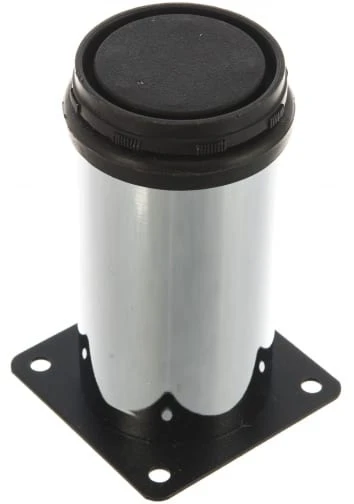 Picior pentru mobilă din oțel, tip oficiu reglabil