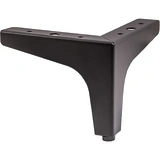 Picior pentru mobilă DREPT  Negru (095)