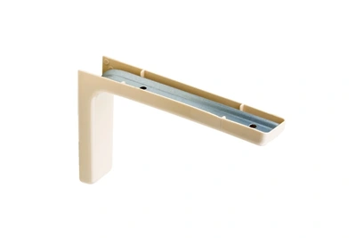 Colțar suport poliță Metal+PVC Crem