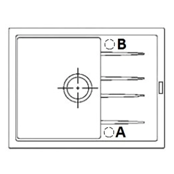 Chiuveta Fabiano Classic 62x50 Beige