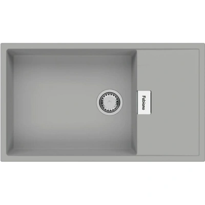 Chiuveta Fabiano Cubix 86x50 XL Grey Metallic