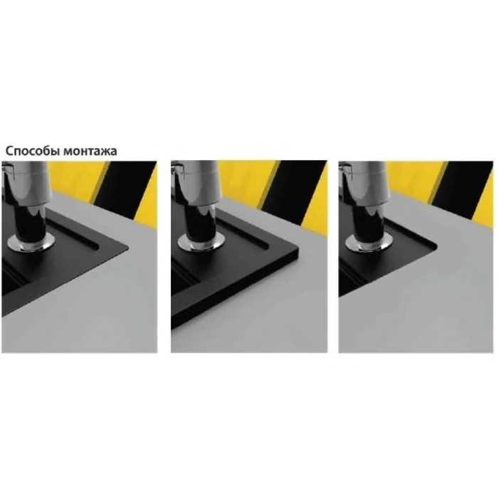 Chiuveta Fabiano Cubix 79x51K Antracit