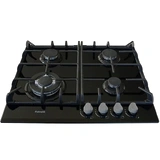 Plita pe gaz Fabiano FHG 10-44 VGH-T Black Glass