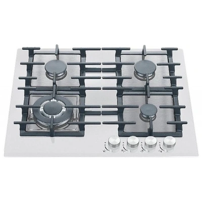 Plita pe gaz Fabiano FHG 14-44 VGH-T White Glass