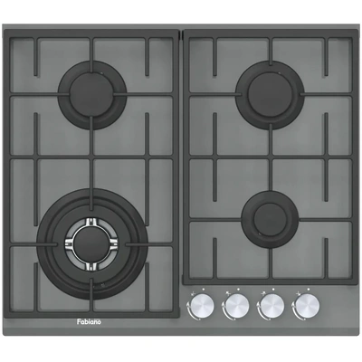 Plita pe gaz Fabiano FHG 2844 VGHT Titanium Glass