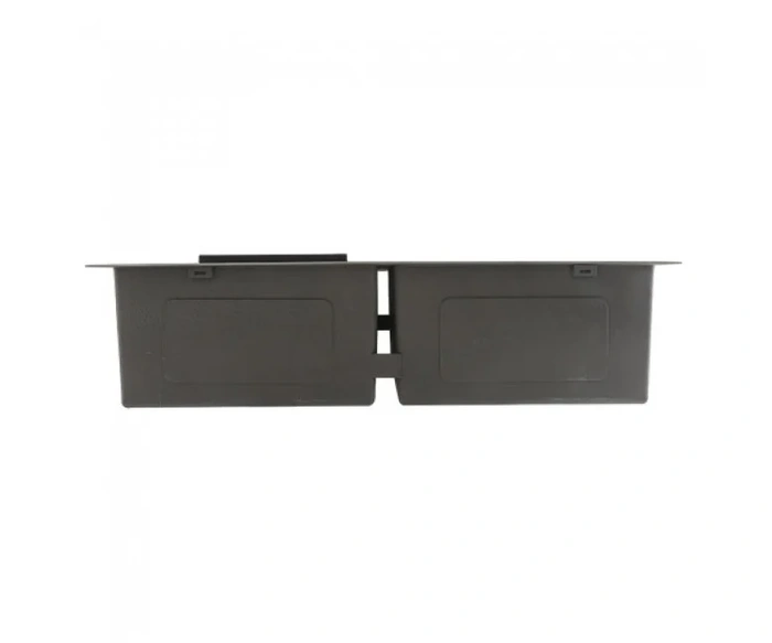 Chiuvetă bucătărie Zerix ZH8350 Nano Black cu picurător, 83x50 cm
