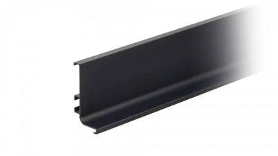 Mâner profil GOLA L Negru Matt / Lucid