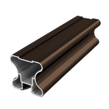 Profil-mâner vertical H Bronz