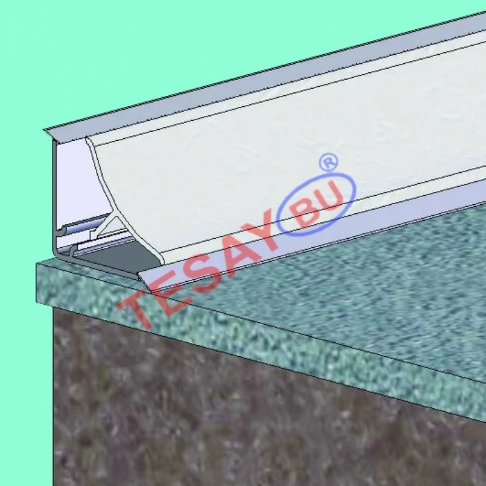 Plintă pentru blat TD-15 PVC 15x15mm