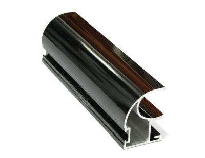 Profil-mâner vertical CLASSIC (C) Negru lucid