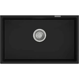 Chiuveta de culoare neagra cu montare sub blat Fabiano Navio 68x45 Antracit