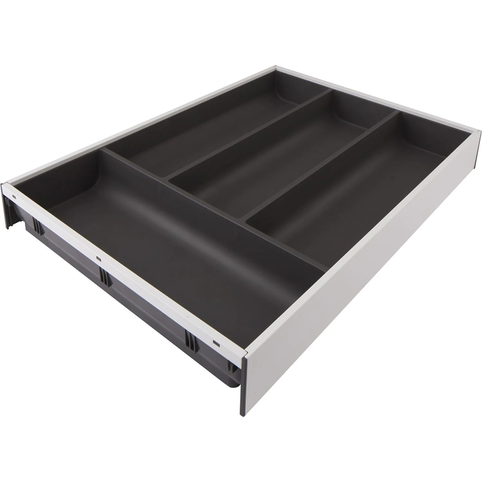 Organizator tacamuri pentru sertar 450x300mm BLUM AMBIA-LINE alb/gri