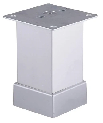 Picior patrat 40mm x 40mm aluminiu Gri