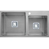 Chiuveta Fabiano Quadro TOP 78x2 SS R10