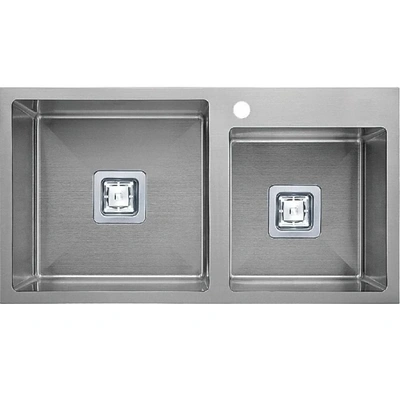 Chiuveta Fabiano Quadro TOP 78x2 SS R10