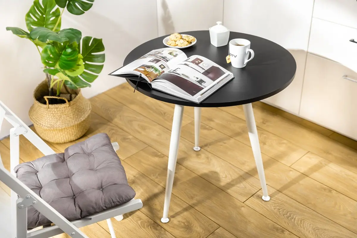 Set 4 picioare masa ajustabile H710 X-Line, alb mat