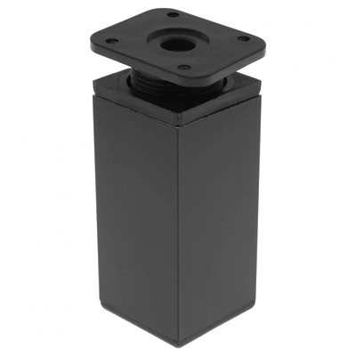 Picior pentru mobilă Negru 40x40 reglabil